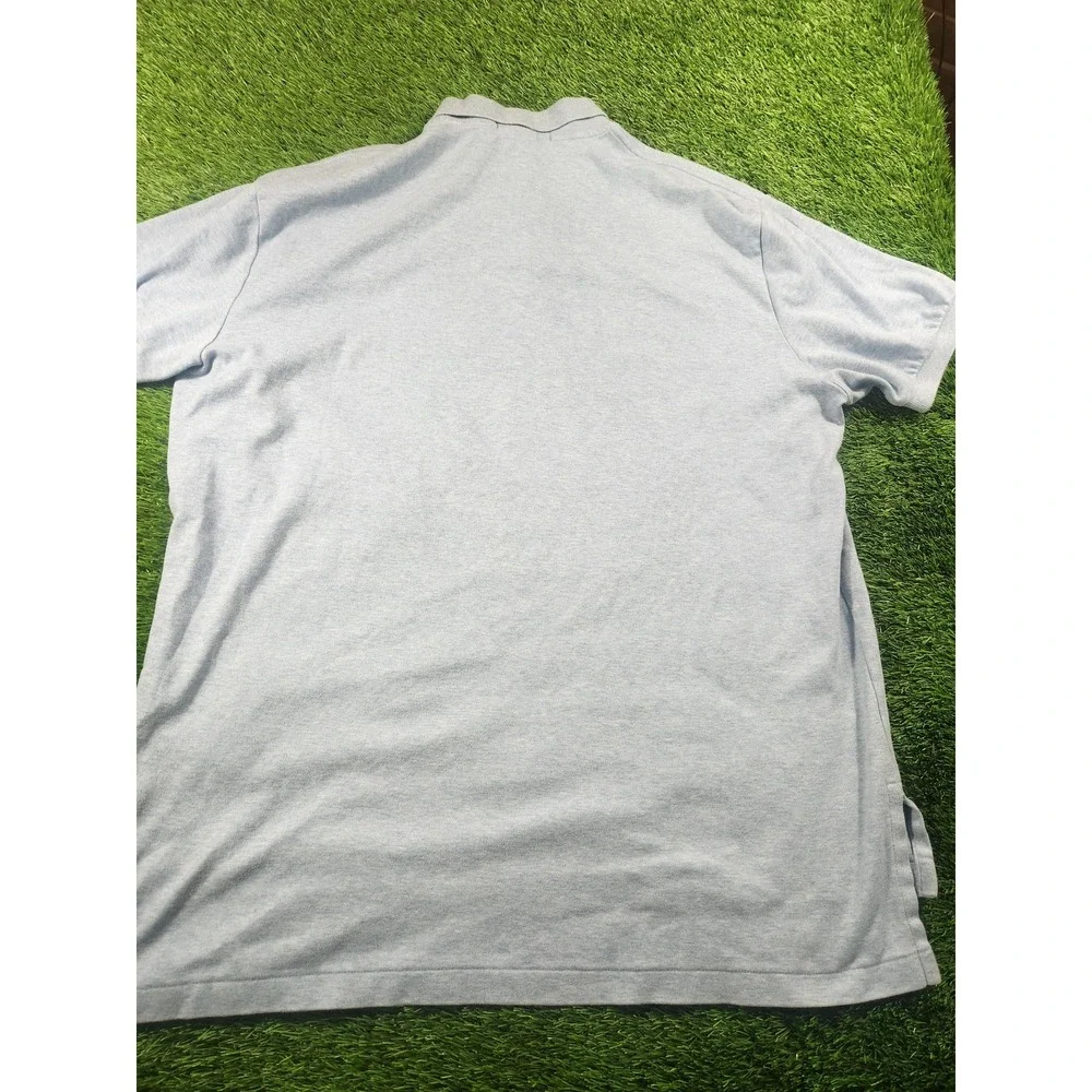 Vintage Polo By Ralph Lauren Polo Shirt‎ Mens L Gray Short Sleeve Cotton Pony